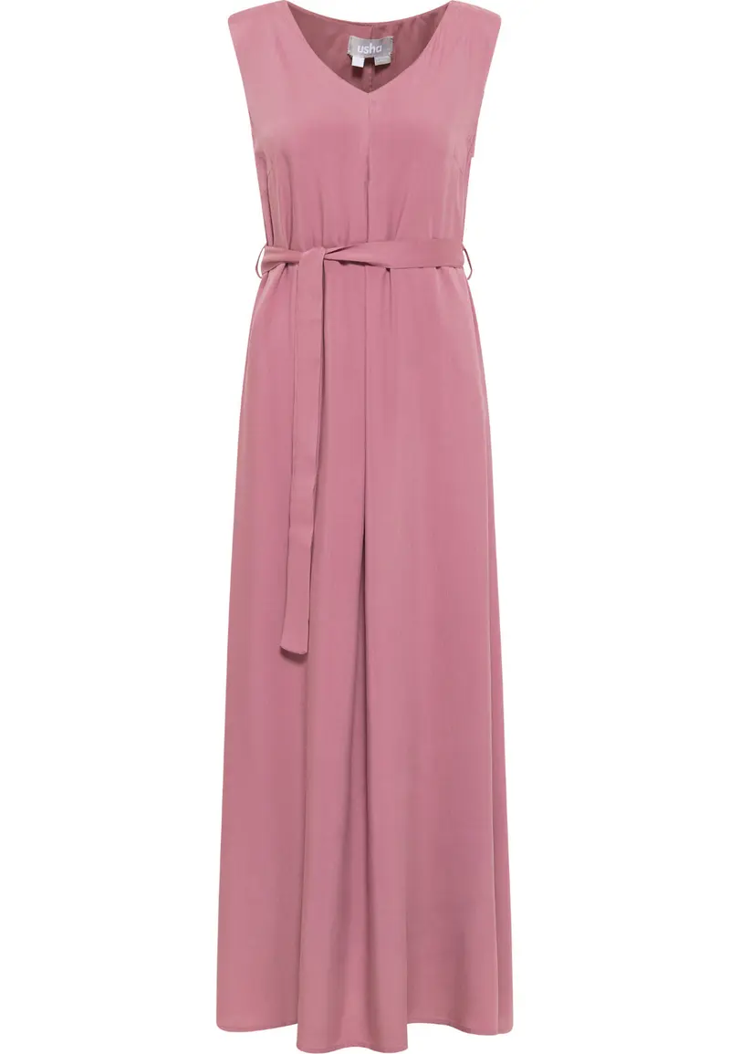 B-WARE usha Damen Maxikleid Gr. XL Farbe Dunkelrosa