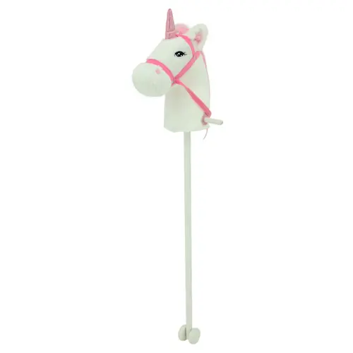 B-Ware  von Sweety Toys 10554 Einhorn Steckenpferd weiss