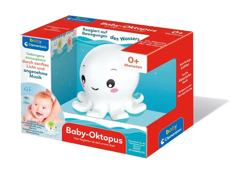 Baby Clementoni 59233 - Baby-Octopus, Badespielzeug