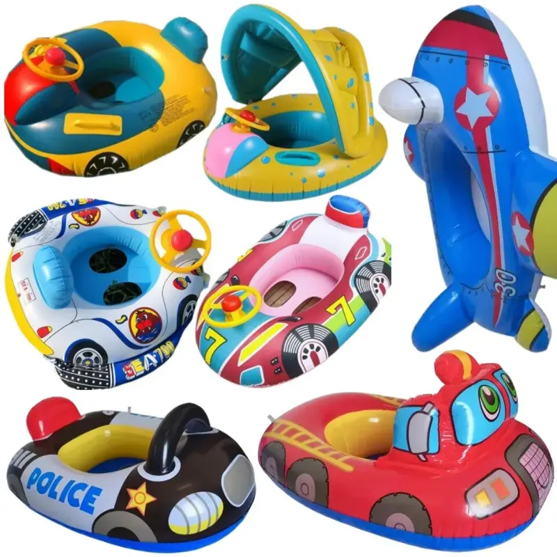 Baby Schwimmring mit Sonnenschutz | ab 6 Monate – Bimbino