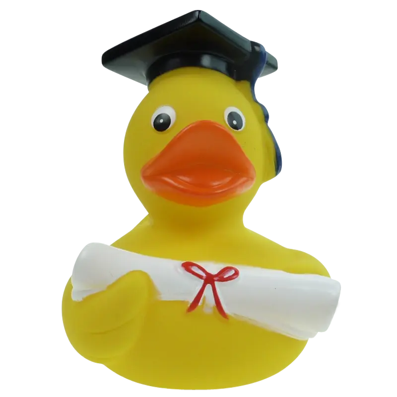 Bachelor Master Abschluss Ente Badeente Quietscheente Factotum
