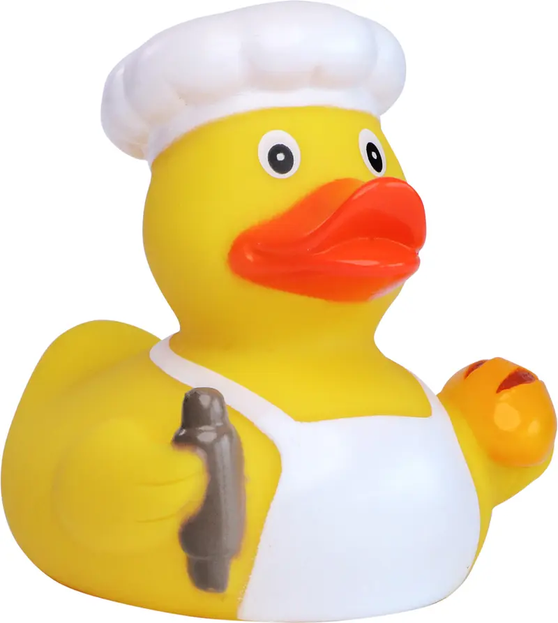 Bäcker Bäckerei Brot Ente Badeente Quietscheente Schnabels
