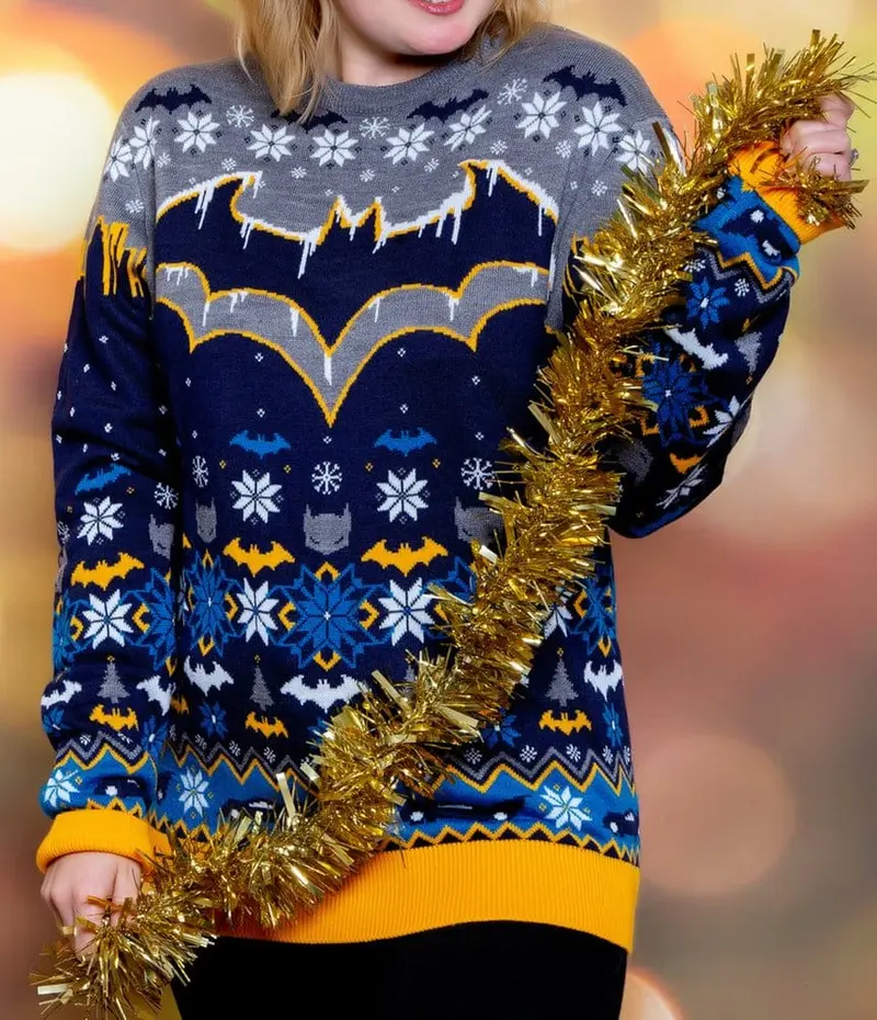 Batman Christmas Pullover Frosty Größe XL