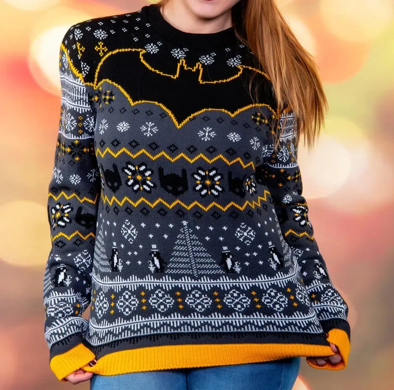 Batman Christmas Pullover Penguin Größe XXL
