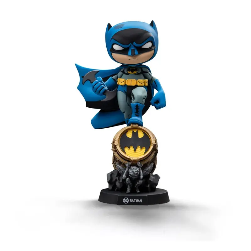 Batman Mini Co. PVC Figur Batman on Bat-Signal (Blue Variant) 19 cm