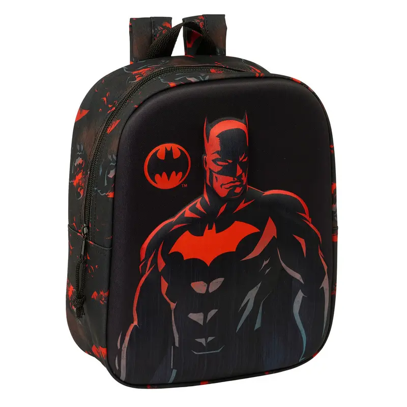 Batman Schulrucksack, Schwarz, 22 x 27 x 10 cm