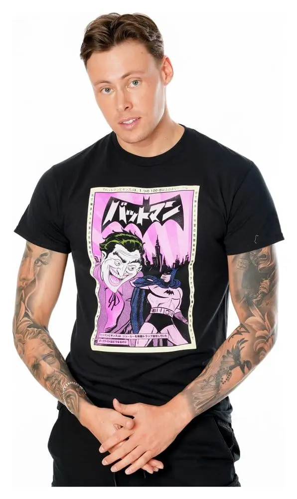 Batman T-Shirt Joker Anime Poster Größe S