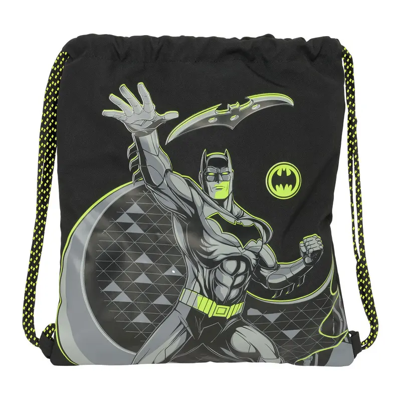 Batman Turnbeutel „Game over“, Schwarz, 35 x 40 cm