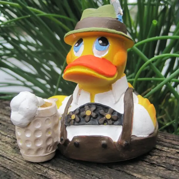Bayer Tracht Bayern Duck Badeente Naturkautschuk Lanco