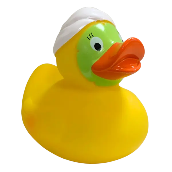 Beauty Gesichtsmaske Wellness Ente Badeente Quietscheente Schnabels