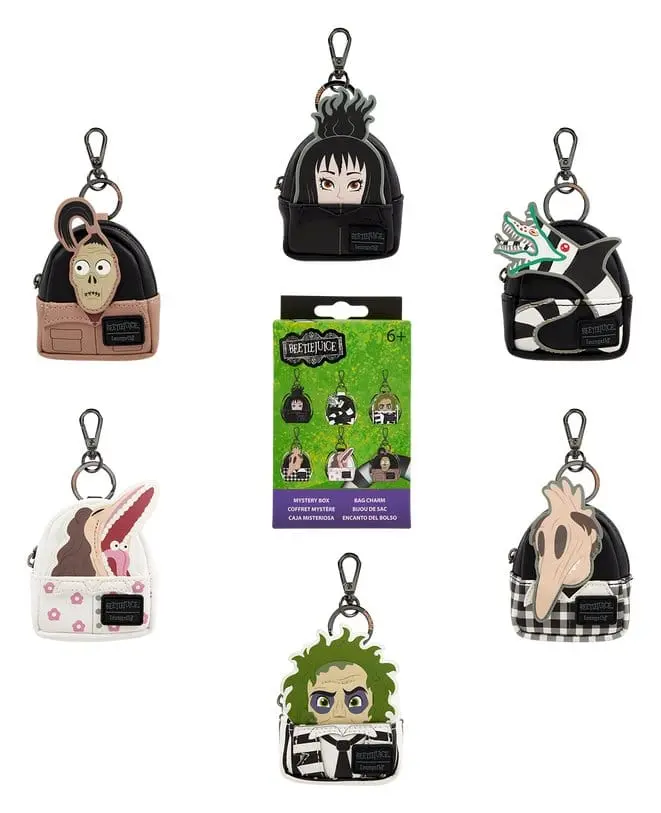 Beetlejuice by Loungefly Schlüsselanhänger Mini Backpack Blind Box Sortiment (15)