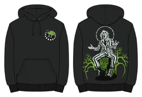 Beetlejuice Kapuzenpullover Front Back World Tour Größe S