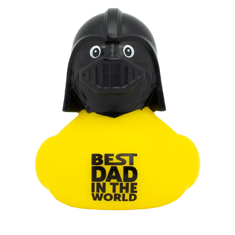 Best Dad in the World Ente Badeente Quietscheente Gummiente Lilalu