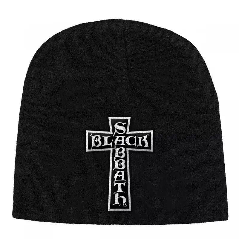 Black Sabbath Cross Logo Beanie