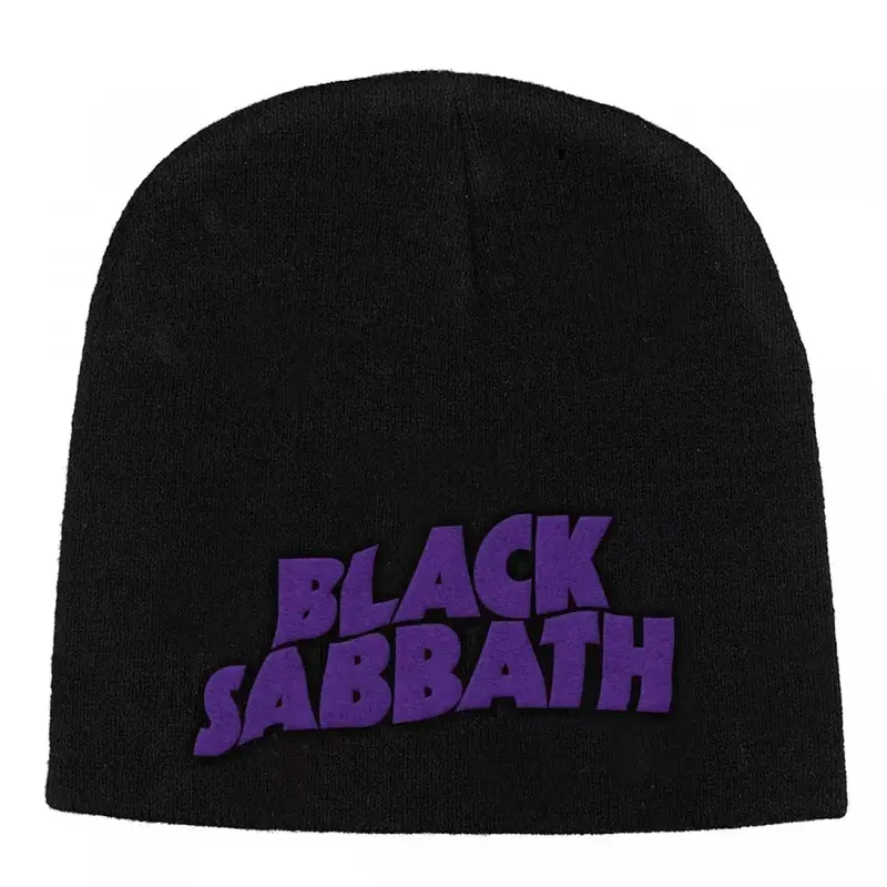 Black Sabbath Purple Logo Beanie