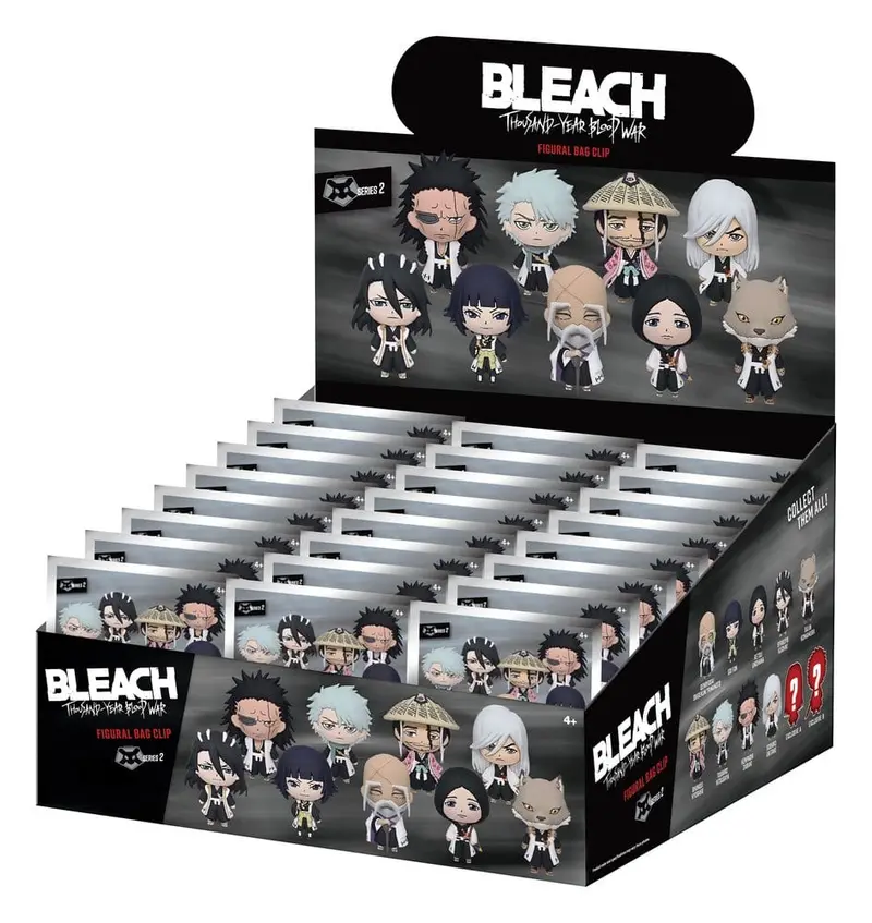 Bleach Thousand-Year Blood War 3D PVC-Taschenanhänger Serie 2 Display (24)