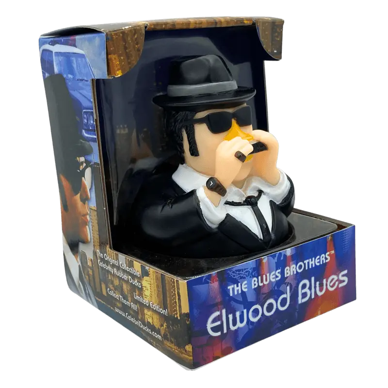 Blues Brothers Elwood Ente Badeente Quietscheente CelebriDucks
