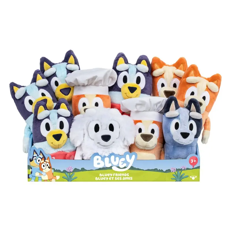 Bluey Plüschfiguren Bluey Basic 20 cm Sortiment (10)