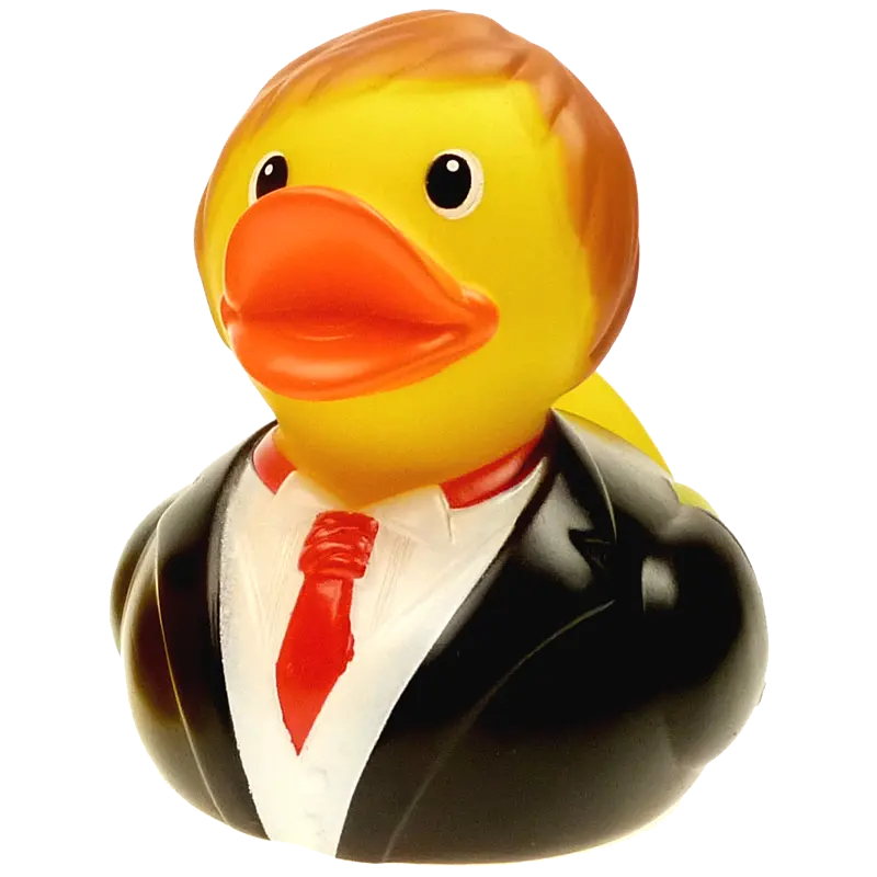 Bräutigam Hochzeit Ente Badeente Quietscheente Krawatte Factotum