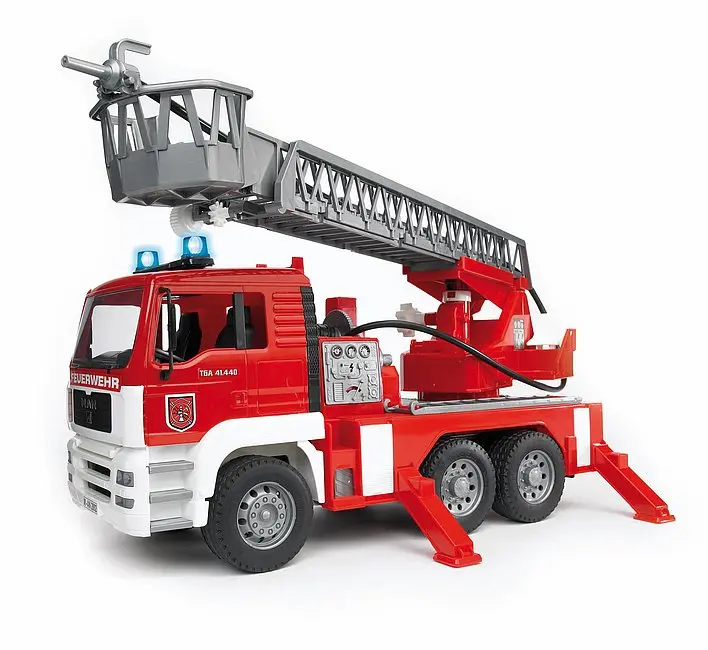 Bruder 02771 - MAN TGA Feuerwehr mit Drehleiter, 1