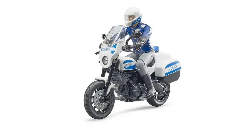 Bruder 62731 - bworld Scrambler Ducati Polizeimotorrad, 1