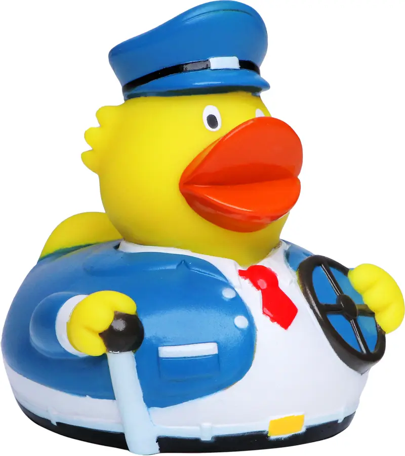 Busfahrer Ente Badeente Quietscheente Schnabels