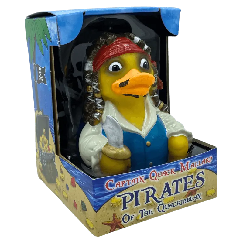 Captian Quack Pirate of the Quackibbean Badeente CelebriDucks