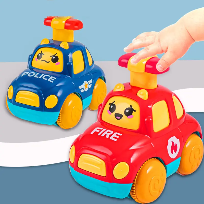 Cartoon-Trucks Press & Go | Spielzeugauto ab 1 Jahr – Bimbino