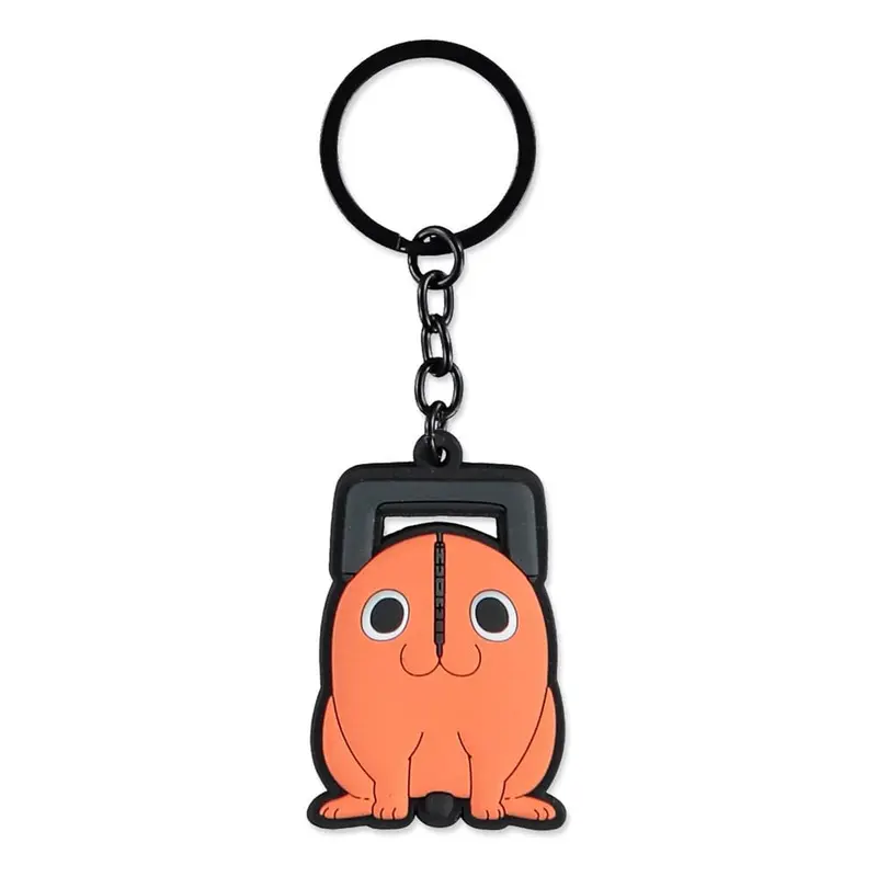 Chainsaw Man Gummi-Schlüsselanhänger Pochita