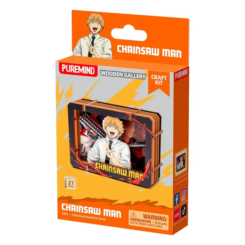 Chainsaw Man Modellbausatz Wooden Gallery (S) Denji