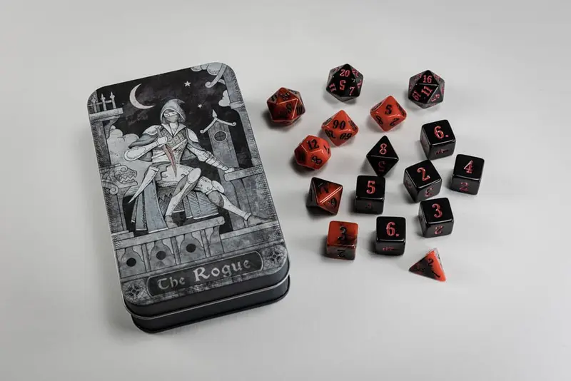 Character Class Classic RPG Würfel Set Rogue (16)