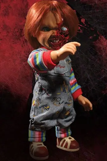 Chucky Die Mörderpuppe 3 Designer Series Sprechende Puppe Pizza Face Chucky 38 cm