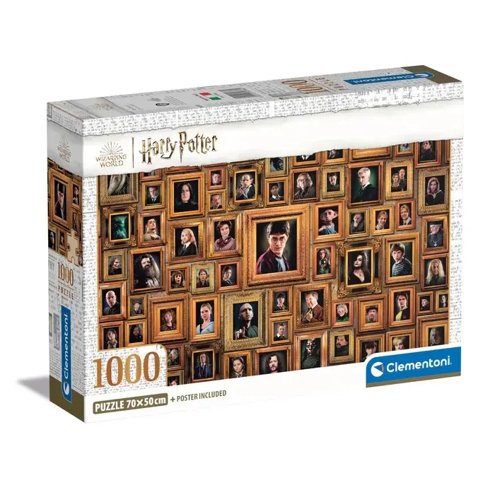 Clementoni 39786 - 1000 Teile Puzzle - Impossible Harry Potter Compact - Harry Potter