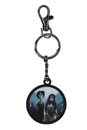 Corpse Bride Metall-Schlüsselanhänger Couple & Logo