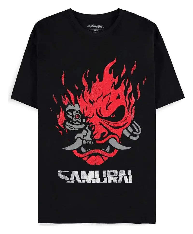 Cyberpunk 2077 T-Shirt Samurai Bandmerch Größe XL