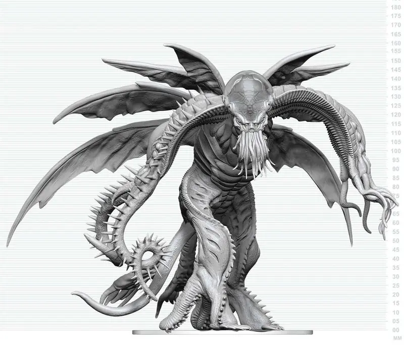 D&D Nolzur's Marvelous Miniatures Miniatur unbemalt Cthulhu 20 cm