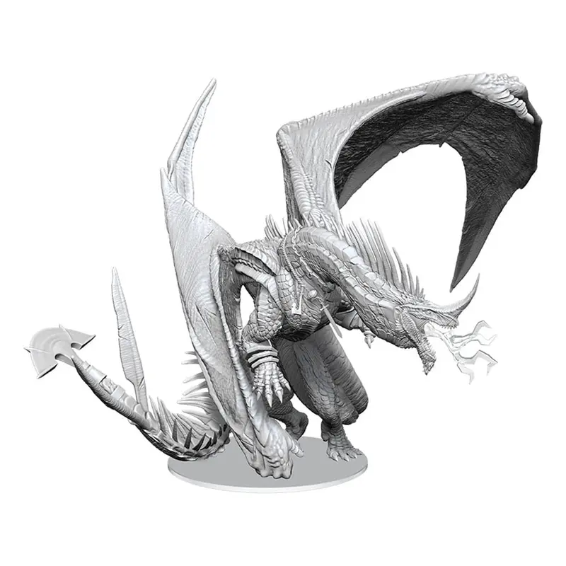 D&D Nolzur's Marvelous Miniatures Miniaturen unbemalt Ancient Blue Dragon 20 cm