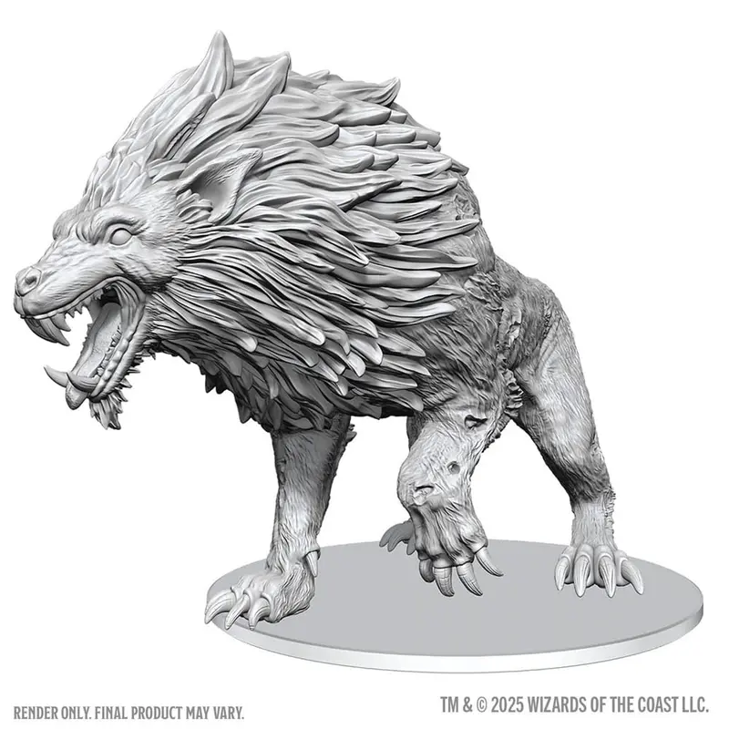 D&D Nolzur's Marvelous Miniatures Miniaturen unbemalt Dire Worg 11 cm