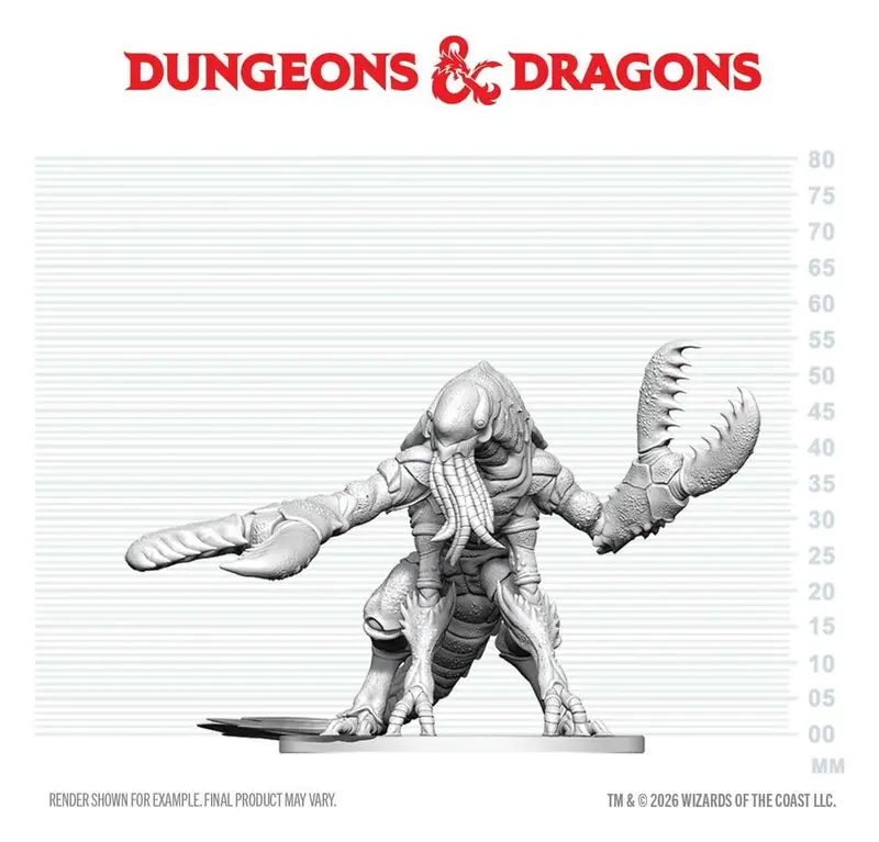D&D Nolzur's Marvelous Miniatures Minifigur Chuul 6 cm