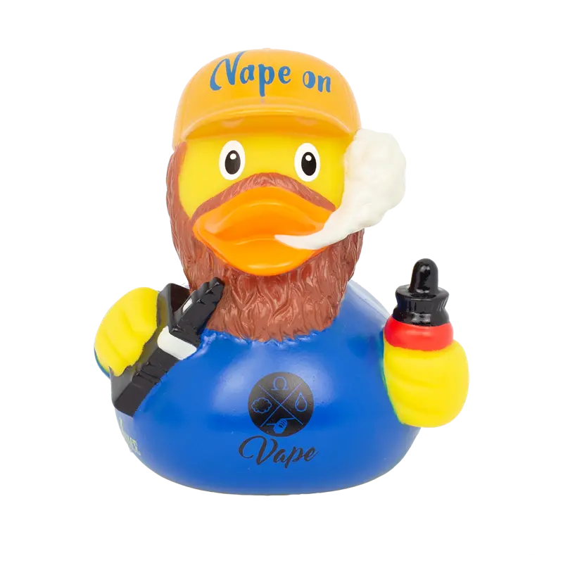 Dampf Vape Ente Badeente Quietscheente Gummiente Lilalu