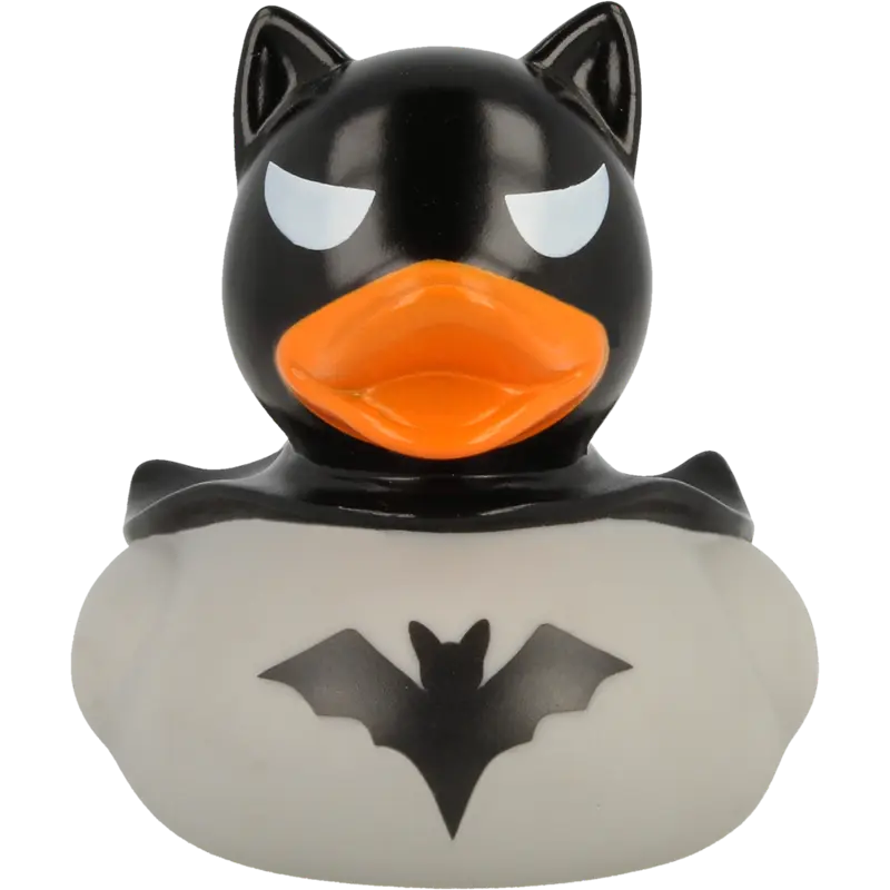 Dark Duck Fledermaus Duck Ente Grau Badeente Quietscheente Lilalu