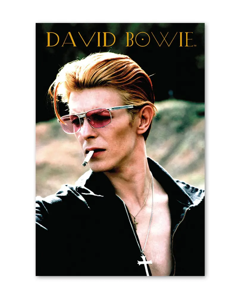 David Bowie Cigarette Poster