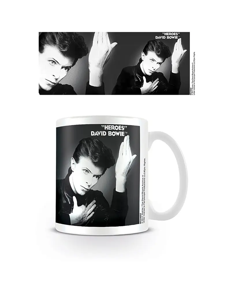 David Bowie Heroes Tasse