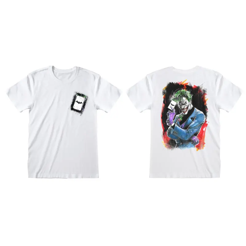DC Comics „Batman Card“ T-Shirt, Weiß