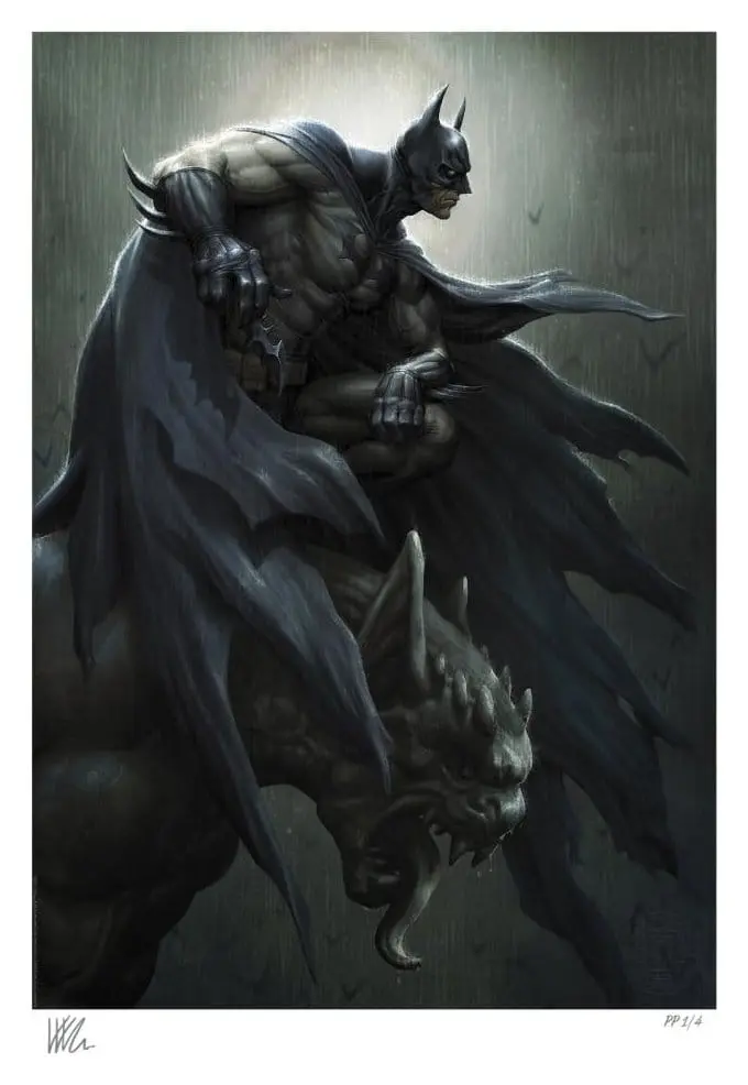 DC Comics Kunstdruck Batman 46 x 61 cm - ungerahmt