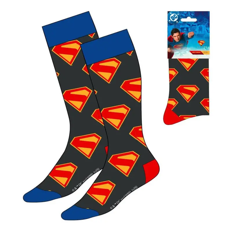DC Comics Socken Superman Logo Blue & Red 38-45