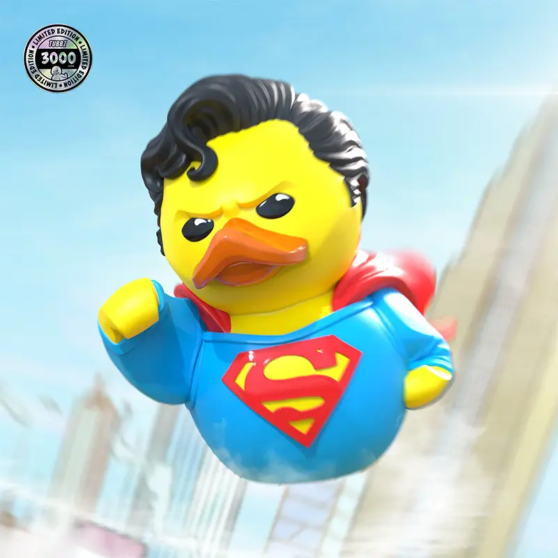 DC Comics Superman Badeente Dekoente Limitierte Auflage TUBBZ