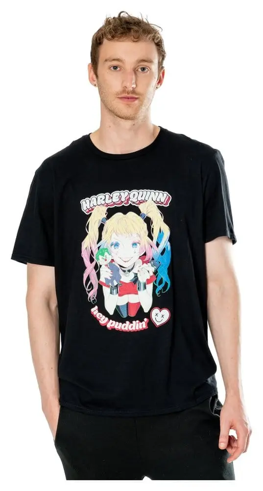 DC T-Shirt Harley Quinn Anime Puddin' Größe XL