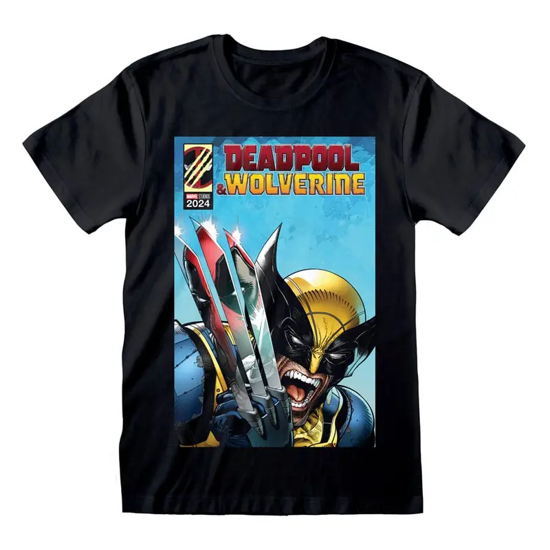 Deadpool T-Shirt Wolverine Reflection   Größe M