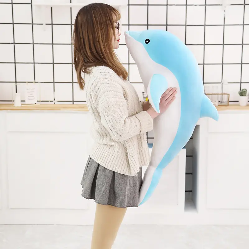 Delfin Plüschtier zum Kuscheln | Weiches Stofftier – Bimbino